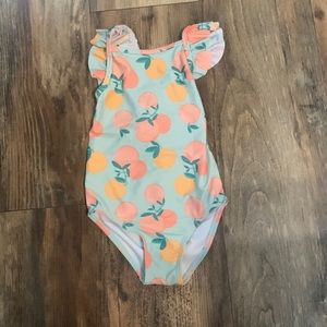 4t one piece cutest peach design